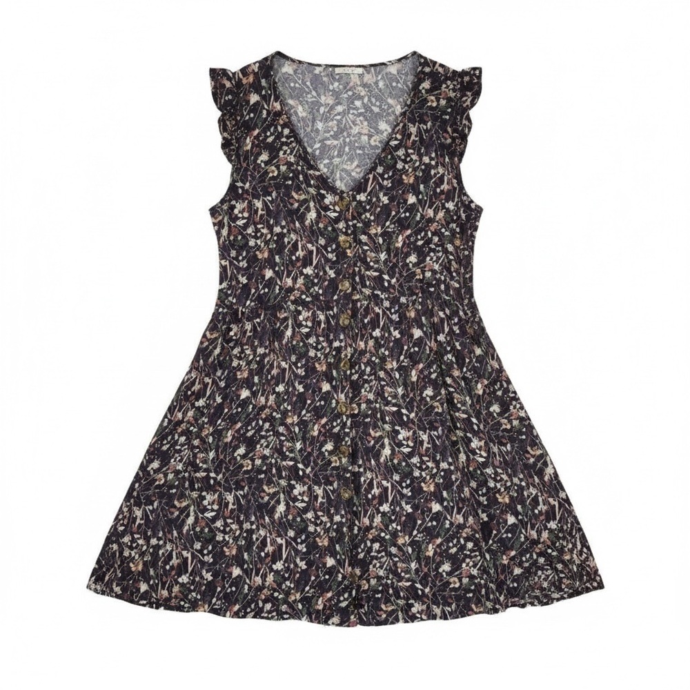 🔸Maurices Navy Floral Midi Dress